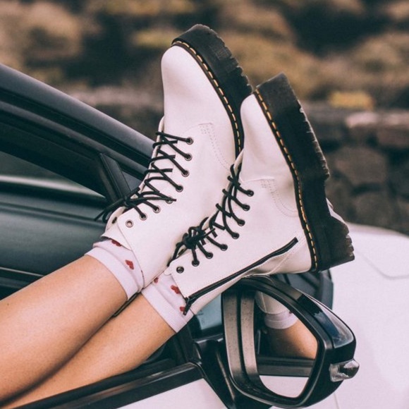 Dr. Martens Shoes - Dr. Martens JADON boot in white